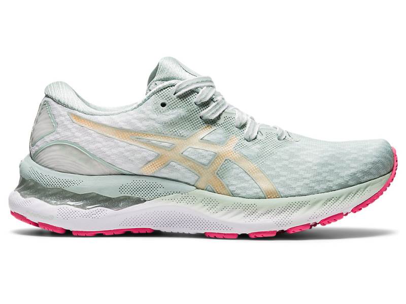 Dámské Běžecké Boty Asics GEL-NIMBUS 23 NEW STRONG Zelene 45917MUKX